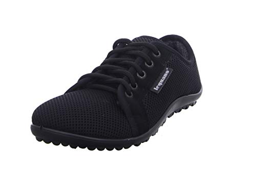 leguano aktiv Winter schwarz – der sportliche Barfußschuh (37, schwarz) im Sale