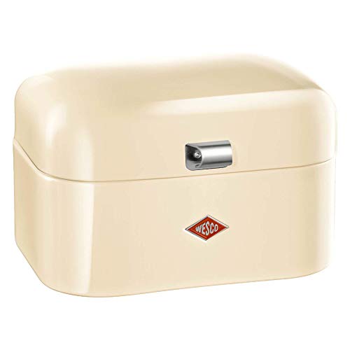 Single Grandy bread bin, almond on sale