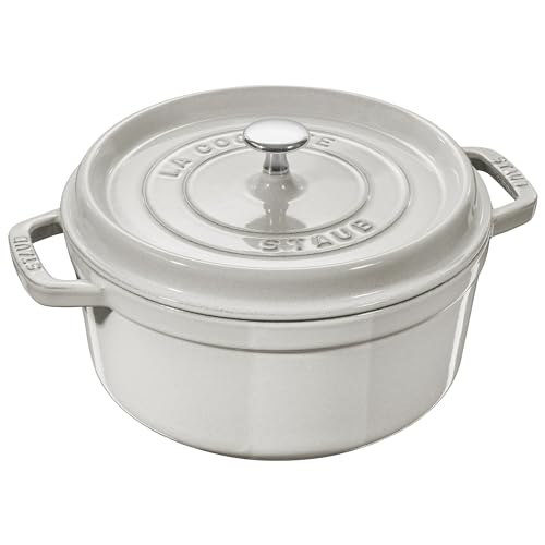 STAUB Bräter, rund, Truffe, Weiß, im Sale