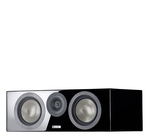Canton B 50 Centerlautsprecher, Passiver 2-Wege Lautsprecher, 140 Watt Belastbarkeit (Schwarz High-Gloss) im Sale