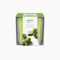 Thumbnail for ipuro - decorative ipuro lime light scented candle - minimalist & puristic scented candles in a glass - intense scented candles with sparkling & floral notes - stylish candle 125 g on sale
