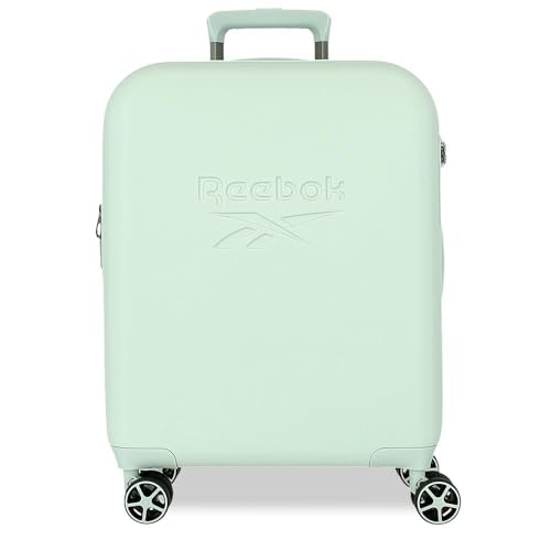 Reebok Franklin Kabinenkoffer Kofferset aus ABS, einem langlebigen und leichten Material, TSA-Verschluss, vier Doppelrollen mit multidirektionalem Drehgelenk, von Joumma Bags, mint, 55 cm x 55 cm x 40 im Sale