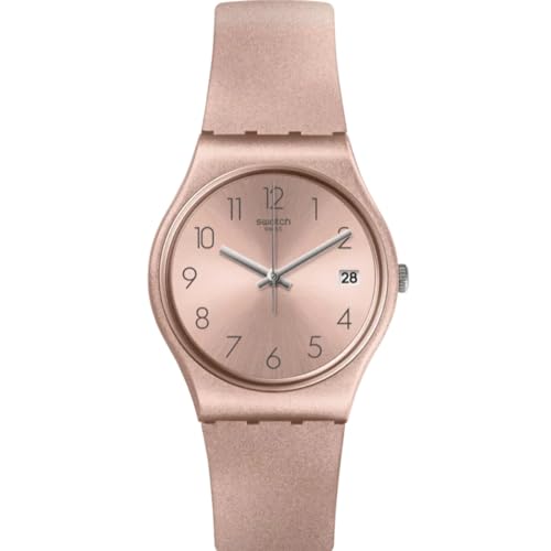 Swatch Damen Analog Quarz Uhr mit Silikon Armband GP403 im Sale