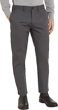 Thumbnail for Tommy Hilfiger CORE DENTON 1985 PIMA COTTON Gewebte Hosen Herren, Grau (Dark Ash), 34W / 32 im Sale