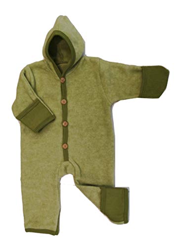 Cosilana Baby Wollvlies Overall (Blau, 62/68) im Sale