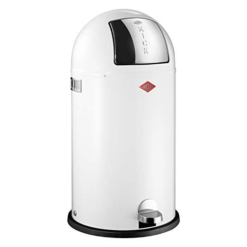 Wesco Kickboy Waste Bin Metal White on Sale