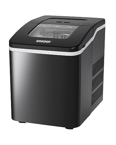 UNOLD 48935 Ice Cube Maker Freeze - with 1.6L capacity, 120W, 60 ice cubes in 1 hour, indicator light, cleaning function, BPA-free, clear ice cubes, capacity 700g on sale