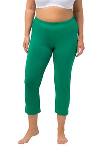 Thumbnail for Ulla Popken Damen Caprihose Hose, Smaragd, W36 / L32 im Sale