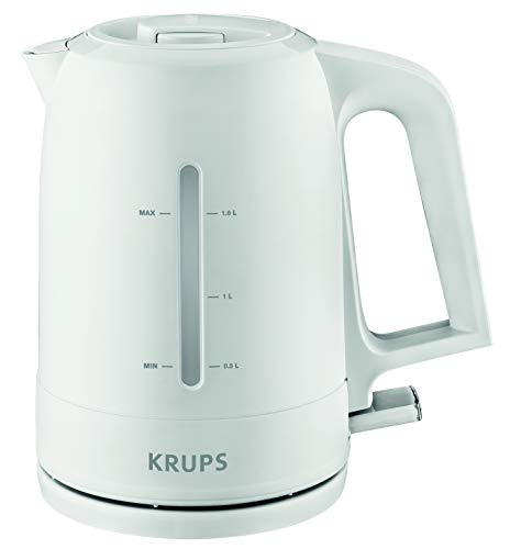 Krups BW2448 Wasserkocher Pro Aroma | 1,6 Fassungsvermögen | 2.400 W | Beleuchteter Ein-/ Ausschalter | Anti-Kalk-Filter | Schwarz im Sale