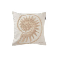Thumbnail for LEXINGTON Rug Shell Recycled Cotton Canvas Pillow Cover, White/Lt Beige, 50x50 on sale