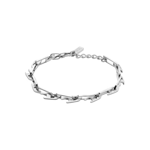 Diesel DX1536040 Herren-Armband Edelstahl silber One Size, Edelstahl, kein Edelstein, DX1536040, Einheitsgröße, Edelstahl, Kein Edelstein im Sale