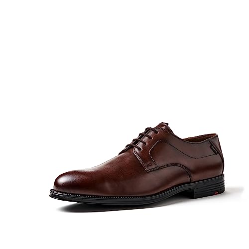 LLOYD Herren Schnürschuhe VALMARY, Männer Businessschuhe,Derby,Normalweit,Schnuerung,lace-up,Low-tie,schnürschuhe,schnürer, SCHWARZ, 40.5 im Sale