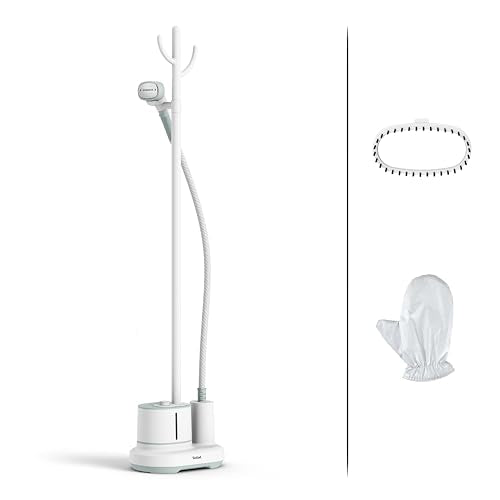 Tefal IT3274 Origin Home Upright Steamer | 42 g/min steam output | Refresh and disinfect | 3 steam settings | Ready in 45 seconds | 1.4 liters | White/Eucalyptus on sale