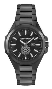 Thumbnail for Plein Sport Herren Uhr Analog Quarz TIGERMASTER PS7BA0924 Edelstahl im Sale