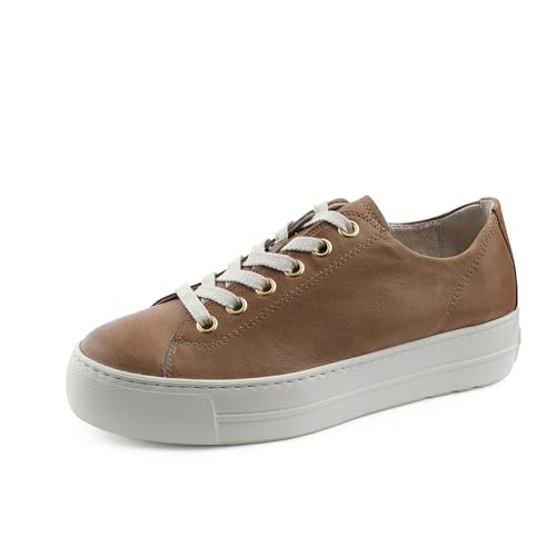 Paul Green Damen, Frauen Low-Top Sneaker,Sportschuhe,Freizeitschuhe,Turnschuhe,Laufschuhe,schnürschuhe,schnürer,Silber (JA),39 im Sale