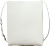 Thumbnail for Calvin Klein Women's Leather Crossbody Bag, White (Antique White), One Size on Sale