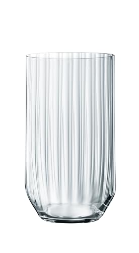 Spiegelau 4-teiliges Whiskybecher-Set, Whisky-Gläser, Kristallglas, 345 ml, Linear, 4940176, Klar im Sale