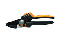 Thumbnail for Fiskars PowerGear X Amboss-Gartenschere mit Rollgriff für trockene Zweige und Äste, Antihaftbeschichtet, Hochwertiger Stahl, Länge: 22,5 cm, Schwarz/Orange, PX93, 1023629 im Sale