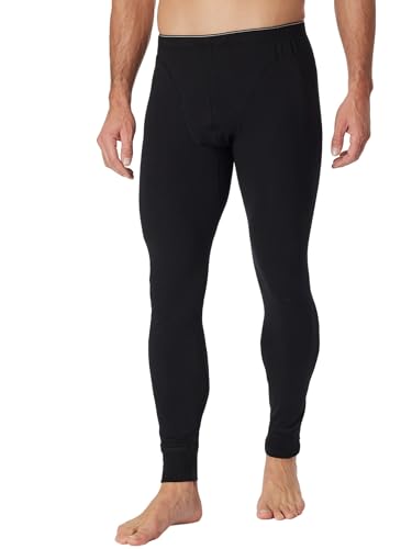 Schiesser Herren Lange Unterhose - 95/5 Organic Unterwäsche, Schwarz_173813, 7 EU im Sale