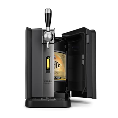 Philips PerfectDraft - Bierzapfanlage für zu Hause, Zapfanlage für Hausbars, Silber/Schwarz (HD3720/25) im Sale