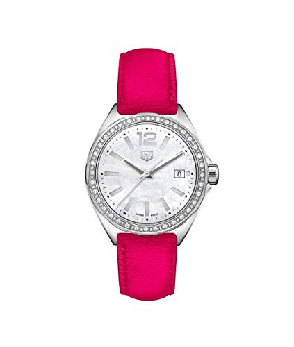 Tag Heuer Formel 1 Damen Diamant 35mm Uhr, Fuchsia, Fuchsia, Armband, Fuchsia, Gurt im Sale
