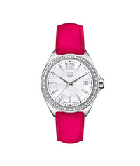 Thumbnail for Tag Heuer Formel 1 Damen Diamant 35mm Uhr, Fuchsia, Fuchsia, Armband, Fuchsia, Gurt im Sale