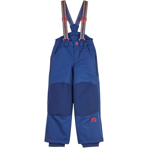 Finkid Ruuvi Blue - waterproof reinforced children's snow pants, on sale