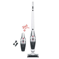 Thumbnail for SEVERIN Kabelloser Staubsauger mit Lithium-Ionen Akku, 2in1 mit integriertem Handstaubsauger, beutelloser Akku Staubsauger mit Möbelpinsel und Fugendüse, weiß/schwarz, HV 7173 im Sale