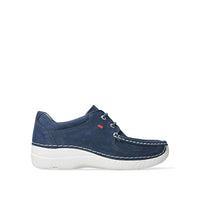 Thumbnail for Wolky Roll Shoe Schnürschuhe Nubuk Denim im Sale