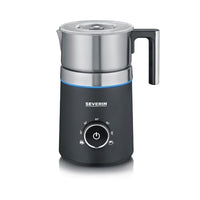 Thumbnail for SEVERIN SPUMA 700 Plus Induktions-Milchaufschäumer, 13 Programme, OLED-Display, LED-Lichtring mit Statusanzeige, einfache Reinigung, Barista-Ausgusszotte, Edelstahl-gebürstet, schwarz, SM 3587 im Sale