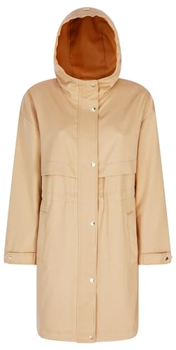 Geox Women's W TOPAZIO Parka Jacket, Nougat, 40 on sale