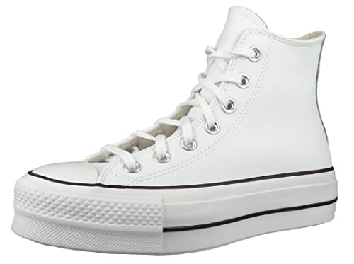 Converse Women's Chuck Taylor All Star Lift Clean Sneakers, White, EU on Sale