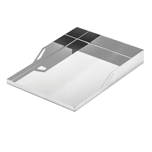Plancha for THÜROS charcoal grill - V2A/1.4301 stainless steel - 38x20x5.8cm - including leak protection - optimal material thickness 3mm - Made in Germany on sale
