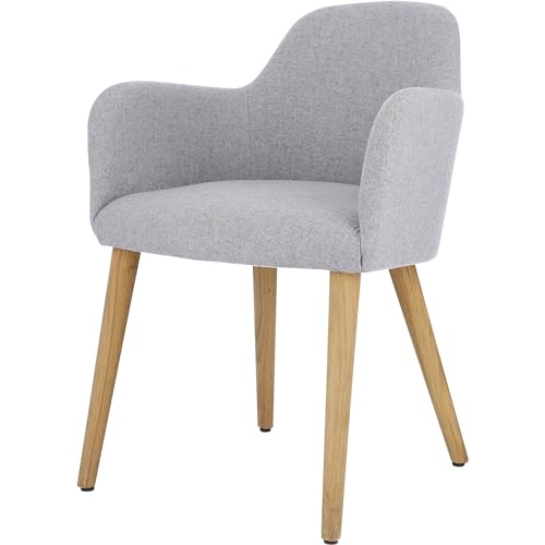 Kurtz | Loden-Sessel FLAMINIA | Beine Eiche massiv | grau. im Sale