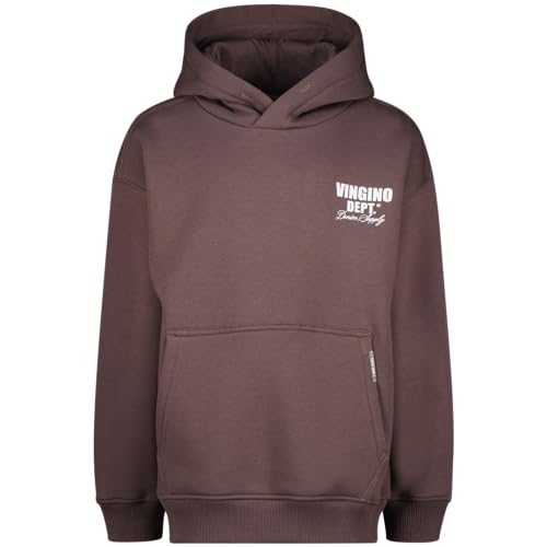 Vingino Boy's Basic-Hoody Hooded Sweatshirt, Schwarz, 14 Jahre im Sale