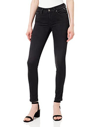 Thumbnail for Replay women's jeans New Luz skinny fit Hyperflex Hyper Cloud with stretch, blue (Dark Blue 007), 32W / 30 on sale