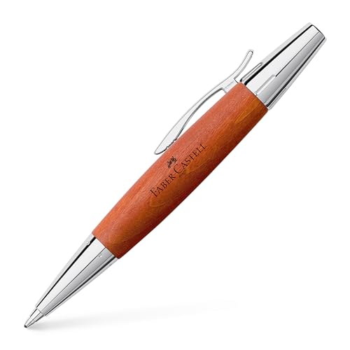 Faber-Castell 148382 - Drehkugelschreiber e-motion Birnbaum, braun, Kugelschreiber Mine B, Schreibfarbe schwarz im Sale