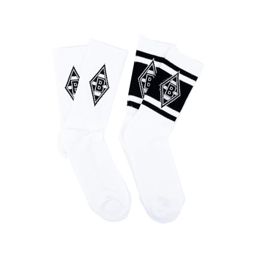 Borussia Mönchengladbach Sportsocken 2er Pack | 43-46 | Offizieller Fanartikel im Sale