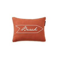 Thumbnail for LEXINGTON Sign Organic Cotton Twill 40x30 Pillow, Terra/White, 30x40 on sale
