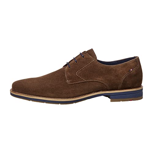 Lloyd Herren Schnürhalbschuhe Langston, Männer Businessschuhe,Anzugschuhe,Budapester,Style,elegant,Office,büro,Freizeit,Man,Havanna,44 im Sale