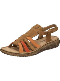 Thumbnail for Josef Seibel Damen Riemchensandalen Ronja 07, Frauen Sandalen,Weite G (Normal),Sommerschuhe,Freizeitschuhe,Castagne-Multi,45 EU im Sale