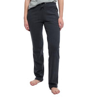 Thumbnail for hajo women's jogging pants made of high-quality cotton material mix, anthracite melange, on sale