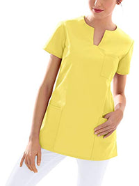 Thumbnail for CLINIC DRESS Schlupfkasack Kasack Damen für Krankenpflege und Altenpflege 95 Grad Wäsche weiß im Sale