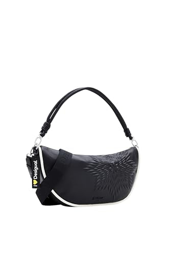 Desigual Women's Aquiles Z Sheffield Accessories PU Shoulder Bag, Black im Sale
