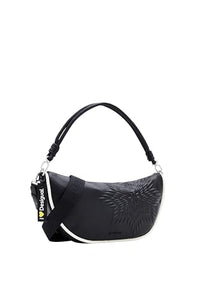 Thumbnail for Desigual Women's Aquiles Z Sheffield Accessories PU Shoulder Bag, Black im Sale