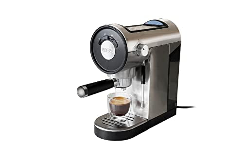 Unold 28636 Espresso machine PICCOPRESSO - portafilter machine, stainless steel for 1-2 cups of espresso, thermoblock heating system, milk foam nozzle, hot water function, 0.9 L, 1150-1360 W on sale