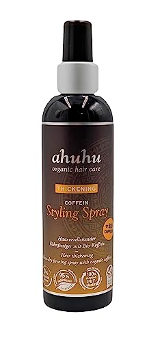 ahuhu organic hair care Caffeine Styling Spray 200ml - Blow-dry styling spray with caffeine and rice starch on sale