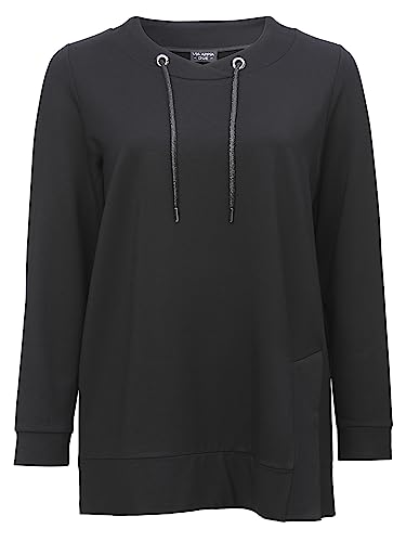 Via Appia Due Damen Dezentes Sweatshirt in unifarbenem Stil im Sale