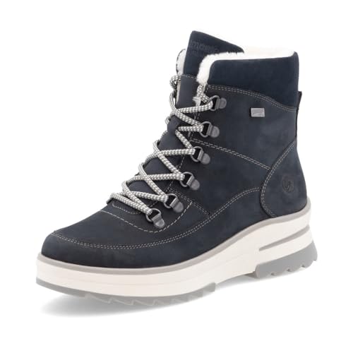 Remonte women's snow boots D2B74, women's boots, loose insole, water-repellent, remonteTEX, lined, boots, winter boots, winter shoes, blue (14), 40 EU on sale