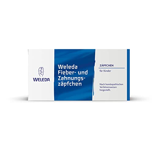 Weleda Fever and Teething Suppositories, 10 suppositories on sale